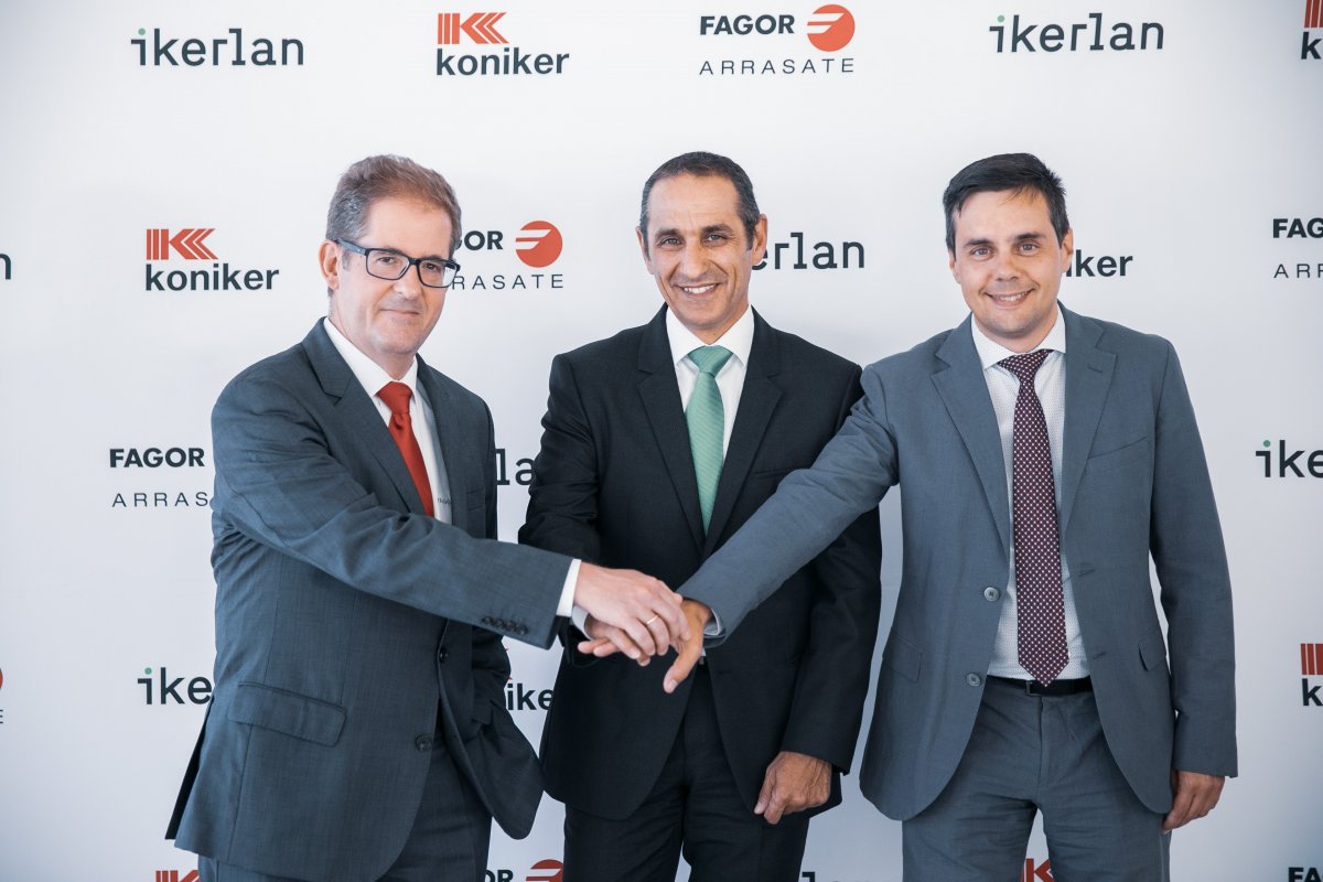 Fagor Arrasate, Koniker e Ikerlan refuerzan su colaboración para desarrollar soluciones de Industria 4.0 y Fabricación Avanzada